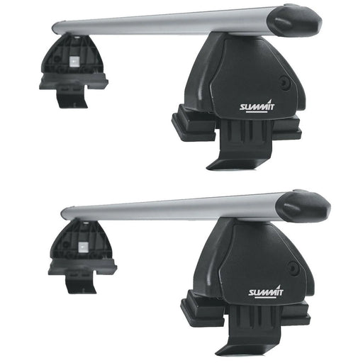Summit SUP-A035 Premium Aluminium Multi-Fit Roof Bars, Lockable, Set of 2
