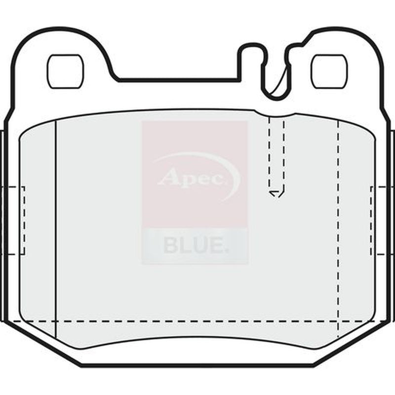 Apec Front & Rear Pads fits Mercedes-Benz M-Class 1998-2005