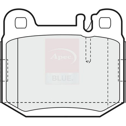 Apec Front & Rear Pads fits Mercedes-Benz M-Class 1998-2005