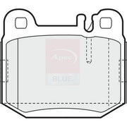 Apec Front & Rear Pads fits Maserati Quattroporte V 2004-2012 4.2