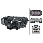 Hella Headlight Headlamp LED Left fits Mercedes-Benz Eqa 2021-2022