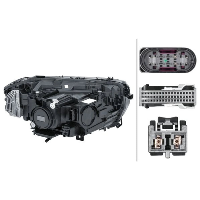 Hella Headlight Headlamp LED Left fits Mercedes-Benz Eqa 2021-2022