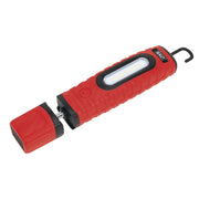 Sealey Rechargeable 360 Inspection Light 16 SMD LED & 3W LED Red 2 x Lithium-ion Sealey - Dynamic Drive