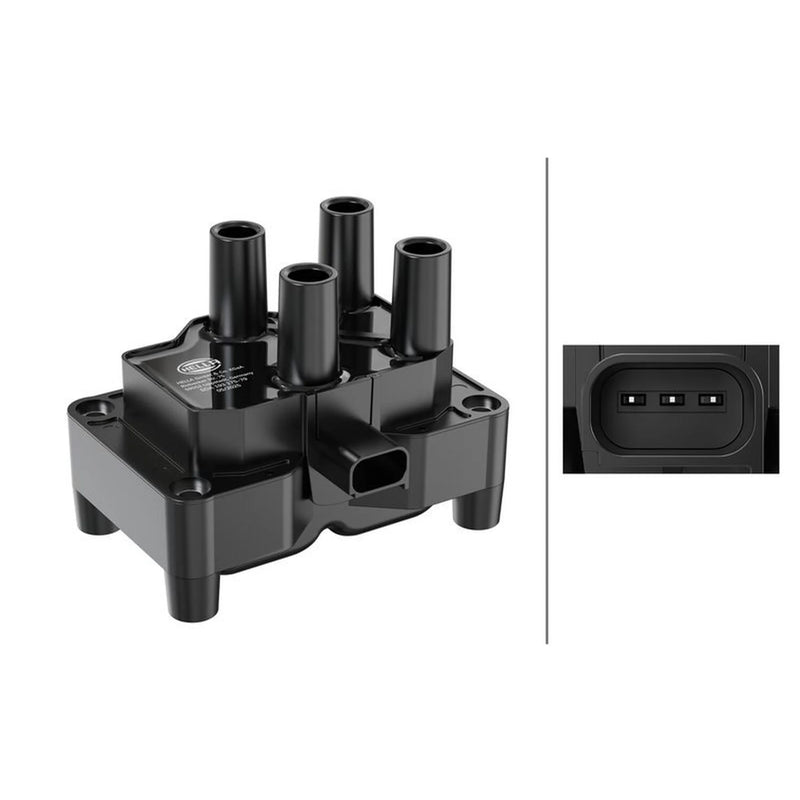 Hella Ignition Coil Pack fits Ford C-Max 2007-2010 1.6