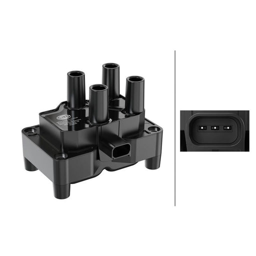 Hella Ignition Coil Pack fits Ford C-Max 2007-2010 1.6