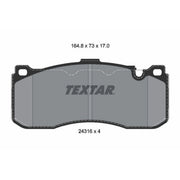 Textar Front Brake Pad Set 2431601