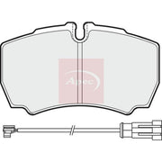 Apec Rear Brake Pad Set fits Iveco Daily IV 2006-2011