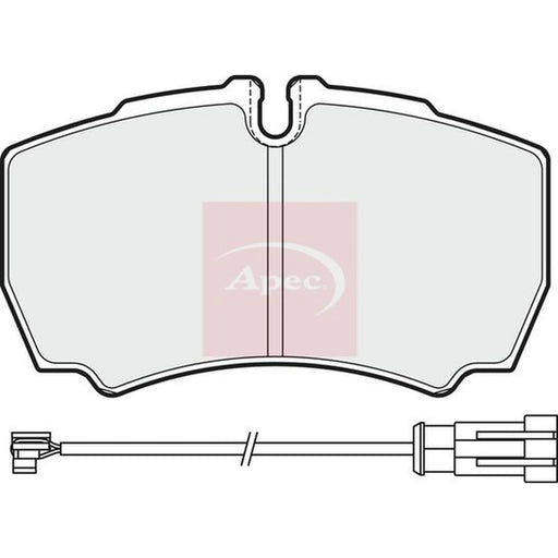 Apec Rear Brake Pad Set PAD1992