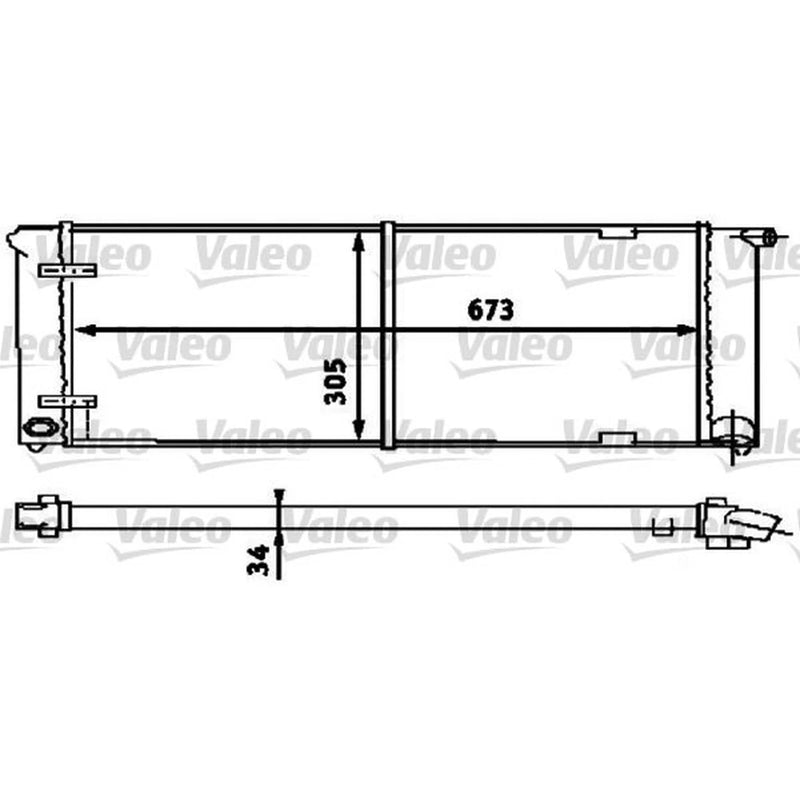 Valeo Engine Radiator 734586