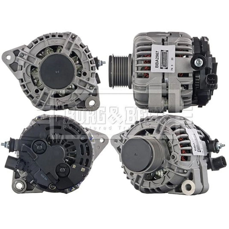 Borg & Beck Car Alternator 12V fits Toyota Dyna Platform 2001 on 2.5