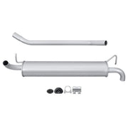 Hella End Silencer Rear fits Fiat Panda 2007-2011 1.2