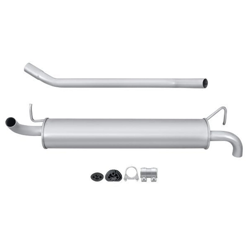 Hella End Silencer Rear fits Fiat Panda 2007-2011 1.2