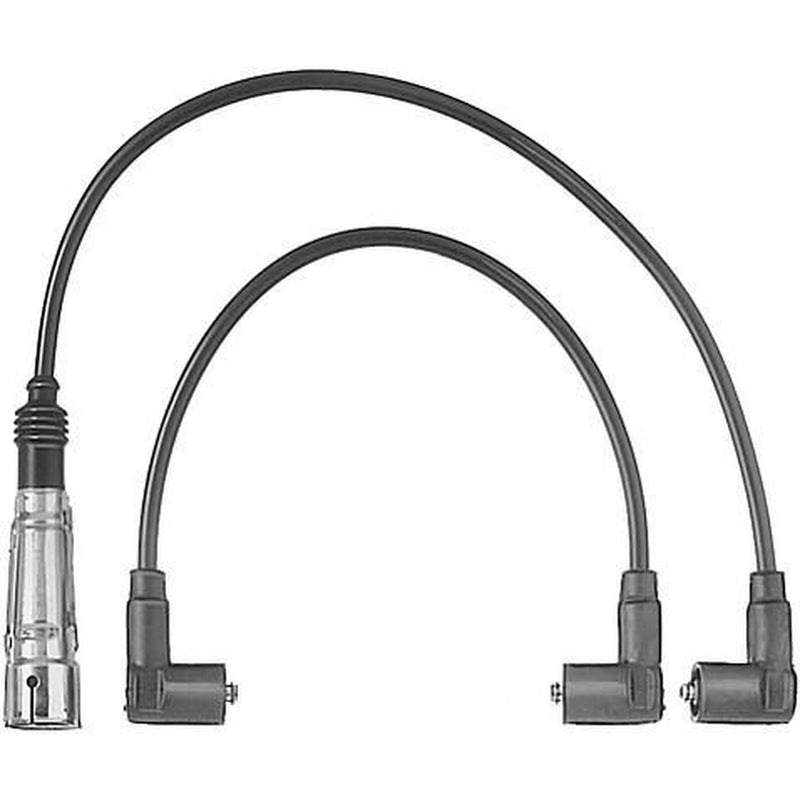 BERU Ignition HT Lead Cable Kit fits Audi 100 C3 1984-1990 2.0 2.2