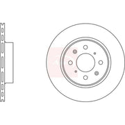Apec 2 x Vented Brake Discs