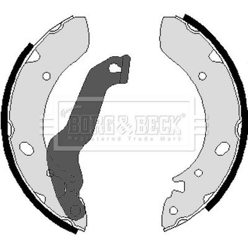Borg & Beck Brake Shoe Set Axle Kit BBS6202
