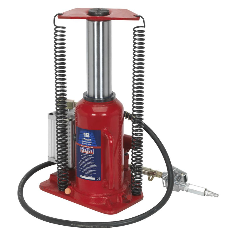 Sealey Air Operated Bottle Jack 18 Tonne YAJ18S Sealey - Dynamic Drive
