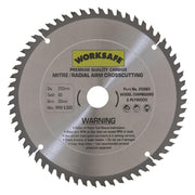 Sealey TCT Saw Blade250 x 30mm 60tpu 25060 Sealey - Dynamic Drive