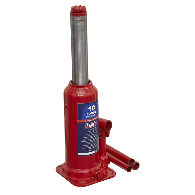 Sealey Bottle Jack 10 Tonne SJ10 Sealey - Dynamic Drive