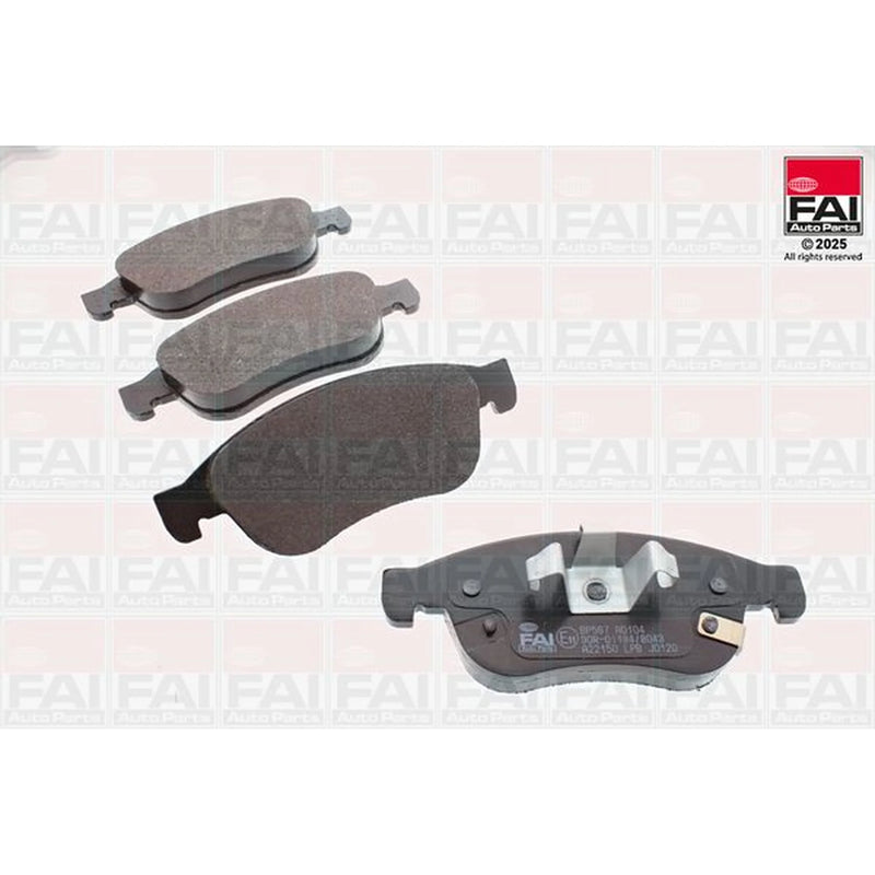 FAI Front Brake Pad Set fits Fiat 500X 2014-2018 1.3 1.4 1.6