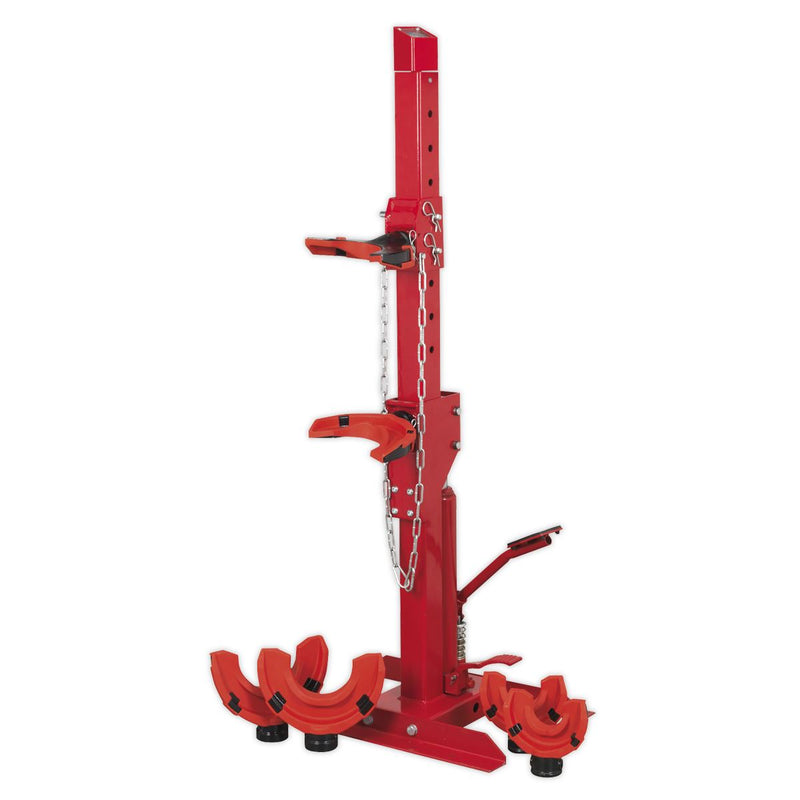 Sealey Coil Spring Compressing Station with Gauge Hydraulic 2000kg Capacity Sealey - Dynamic Drive