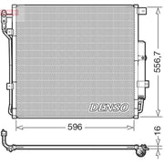 Denso Air Conditioning Condenser DCN14004