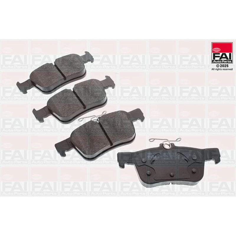 FAI Rear Brake Pad Set fits Ford Kuga II 2014-2019 1.5 2.0