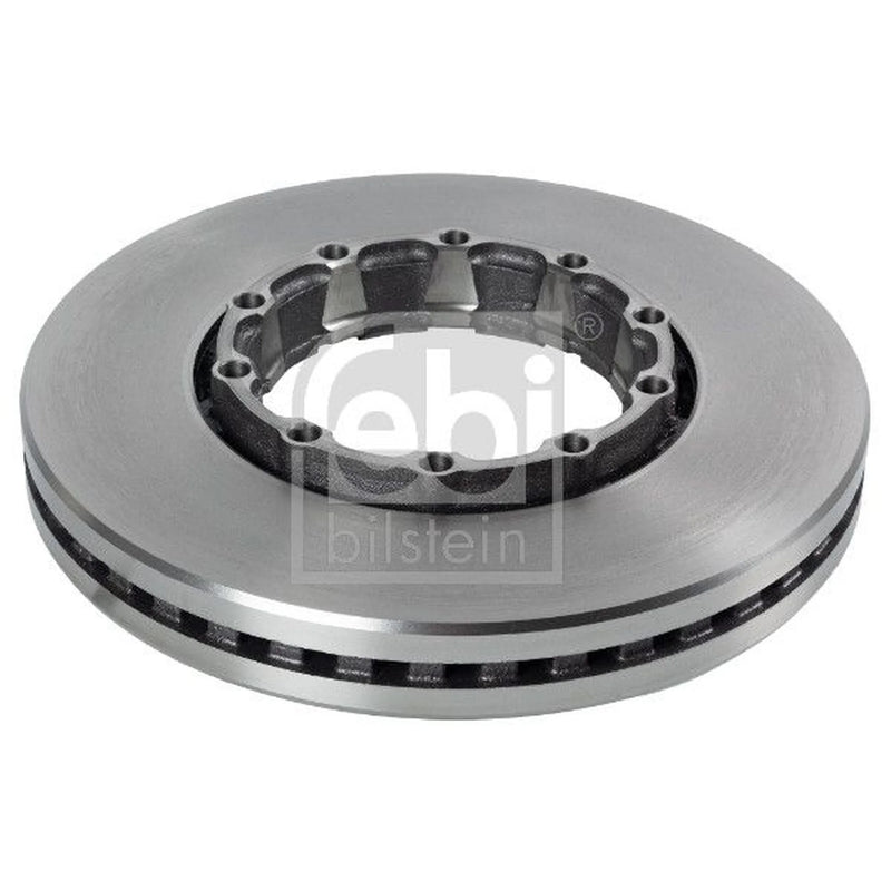 Febi 2 x Internally Vented Rear Brake Discs 105975