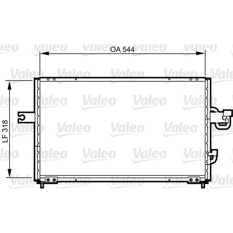 Valeo Air Conditioning Condenser 814255