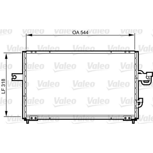 Valeo Air Conditioning Condenser 814255