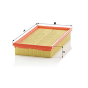 MANN-FILTER Engine Air Filter fits Ford Ka 1996-2008 1.3