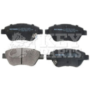 Key Parts 4 x Front Brake Pad Set fits Opel Corsa D 2006-2014 1.0 1.2 1.3 1.4