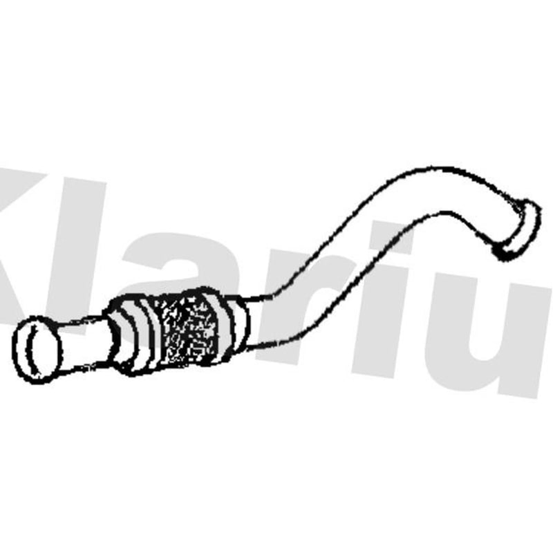 Klarius Exhaust Pipe OD fits Citroën C4 2008-2011 1.6