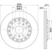 Mintex Front & Rear Brake Discs & Pads fits Audi A8 D3 2002-2010 3.0 3.2 4.2