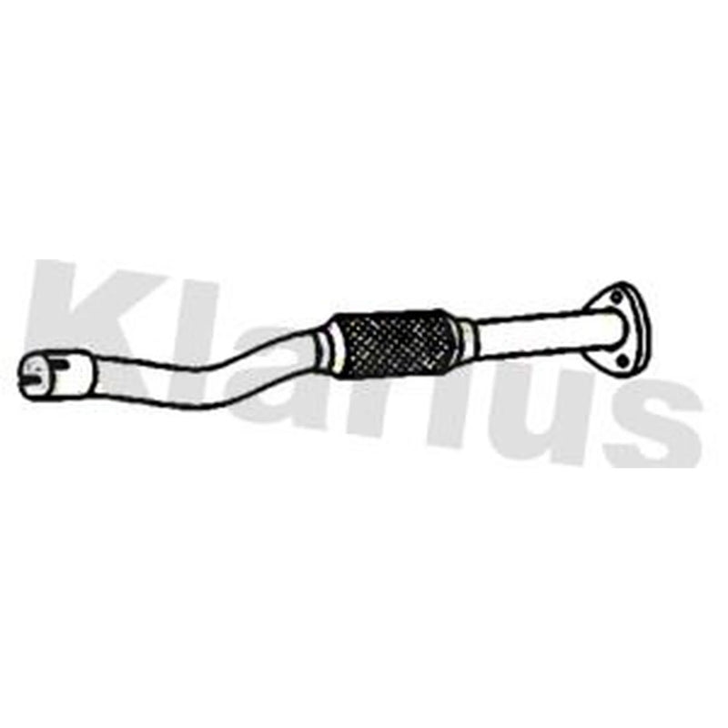 Klarius Exhaust Pipe OD fits Alfa Romeo Mito 2008-2010 1.3