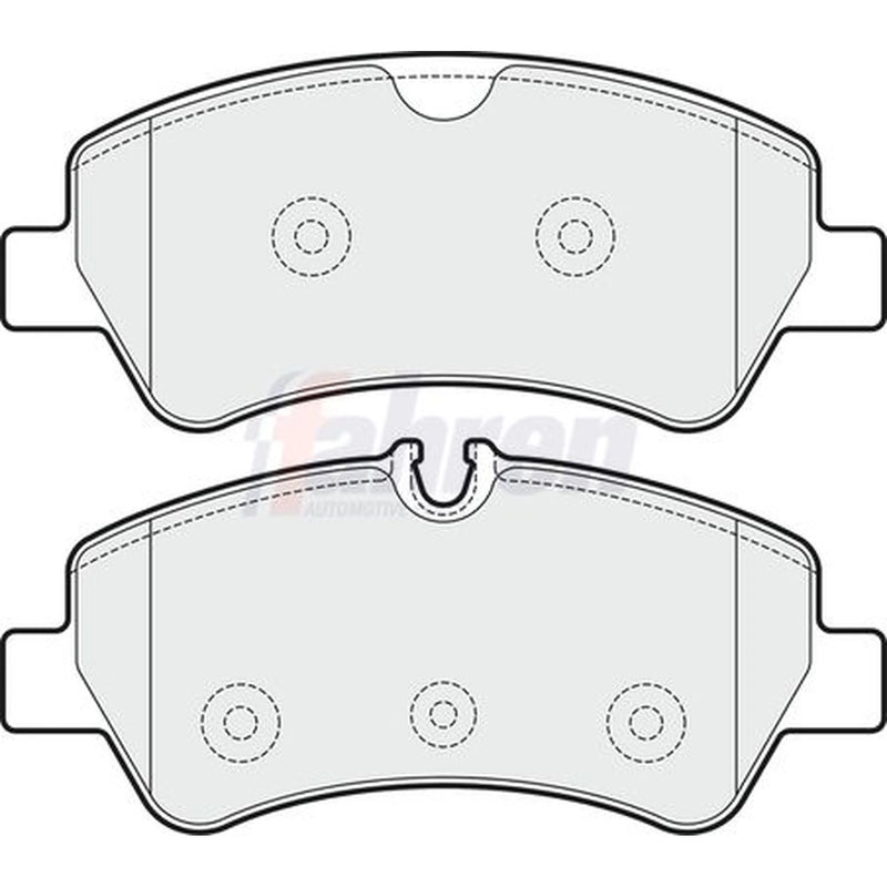 Fahren Rear Brake Pad Set FBP3369