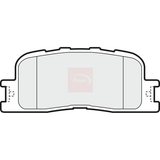 Apec Rear Brake Pad Set PAD1471