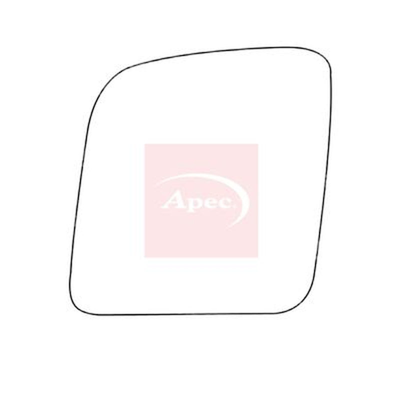 Apec Exterior Wing Mirror Glass Left fits Ford Tourneo Connect 2013-2022