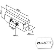 Hella Tail Light / Lamp P21/5W Left