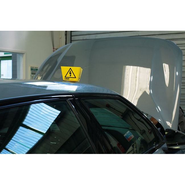 Laser Hybrid /EV Warning Sign 2pc Set 8661 Laser - Dynamic Drive