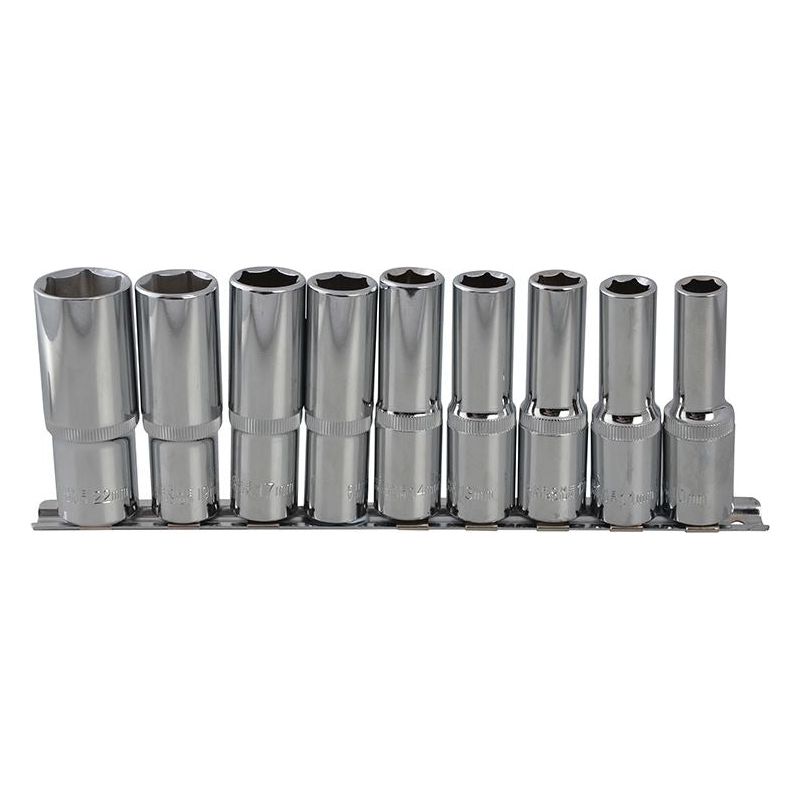 Bluespot Tools 1/2in Drive Deep Socket Set, 9 Piece BlueSpot Tools - Dynamic Drive