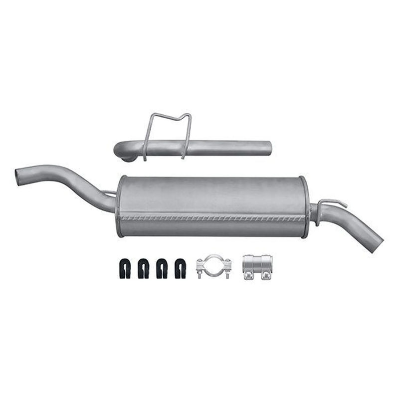 Hella End Silencer Rear fits Renault Clio I 1991-1998 1.1 1.2