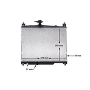 Mahle Engine Radiator fits Toyota Yaris/Vitz 1999-2005 1.0 1.3