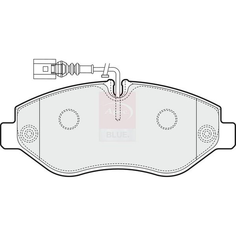 Apec Front Brake Pad Set fits Nissan Cabstar 2006-2013
