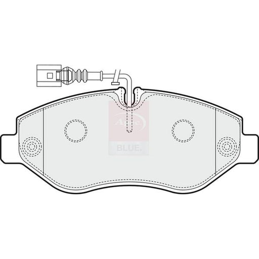 Apec Front Brake Pad Set fits Nissan Cabstar 2006-2013