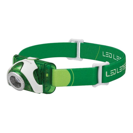 Ledlenser SEO3 LED Headlamp - Green (Test-It Pack) Ledlenser - Dynamic Drive