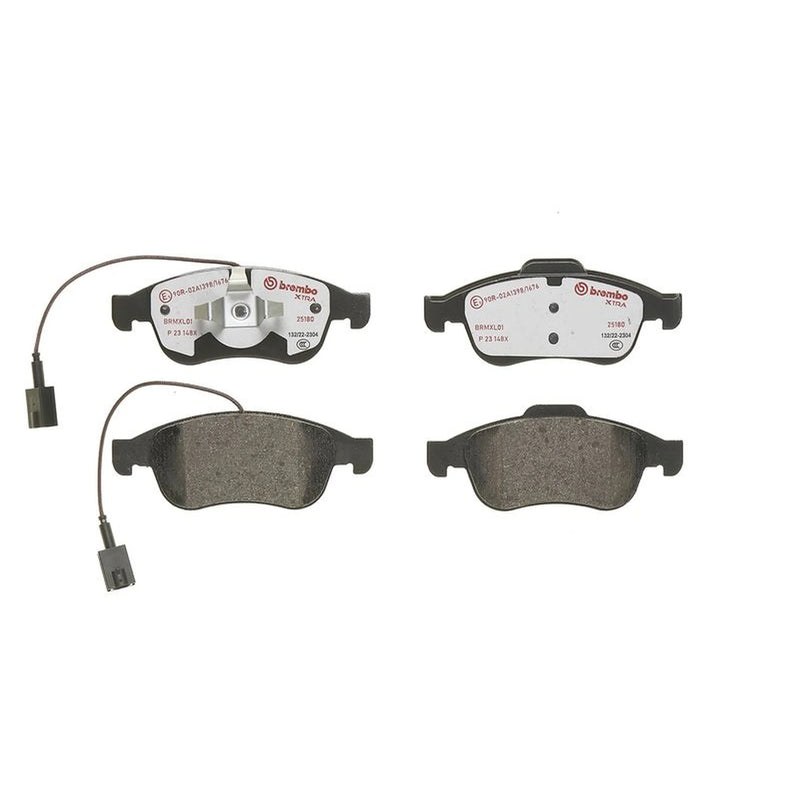 Brembo 4 x Front Brake Pad Set fits Alfa Romeo Giulietta 2010-2020 1.4 1.6