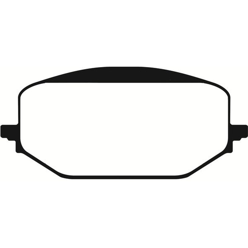 Abtex Front Brake Pad Set fits Citroën Berlingo 2018-2019 1.2 1.5 1.6