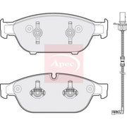 Apec Front & Rear Pads fits Audi A8 D4 2010-2018 2.0 3.0