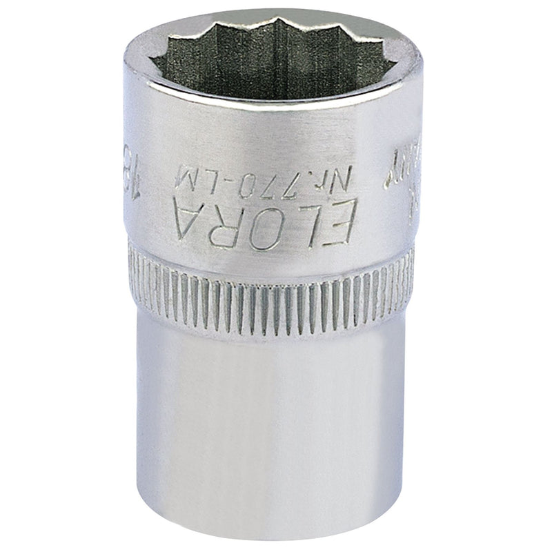 Draper Elora Bi-Hexagon Socket, 1/2" Sq. Dr., 18mm 24632 Draper - Dynamic Drive