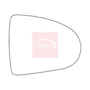 Apec Exterior Wing Mirror Glass Right fits Mitsubishi Colt Czc VI 2006-2009 1.5